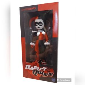 Living Dead Dolls Presents Harley Quinn Figurine with Oversized Hammer